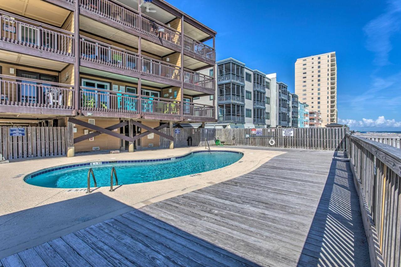 Beach Lovers Haven Oceanfront Condo With Pool! Myrtle Beach Exterior photo