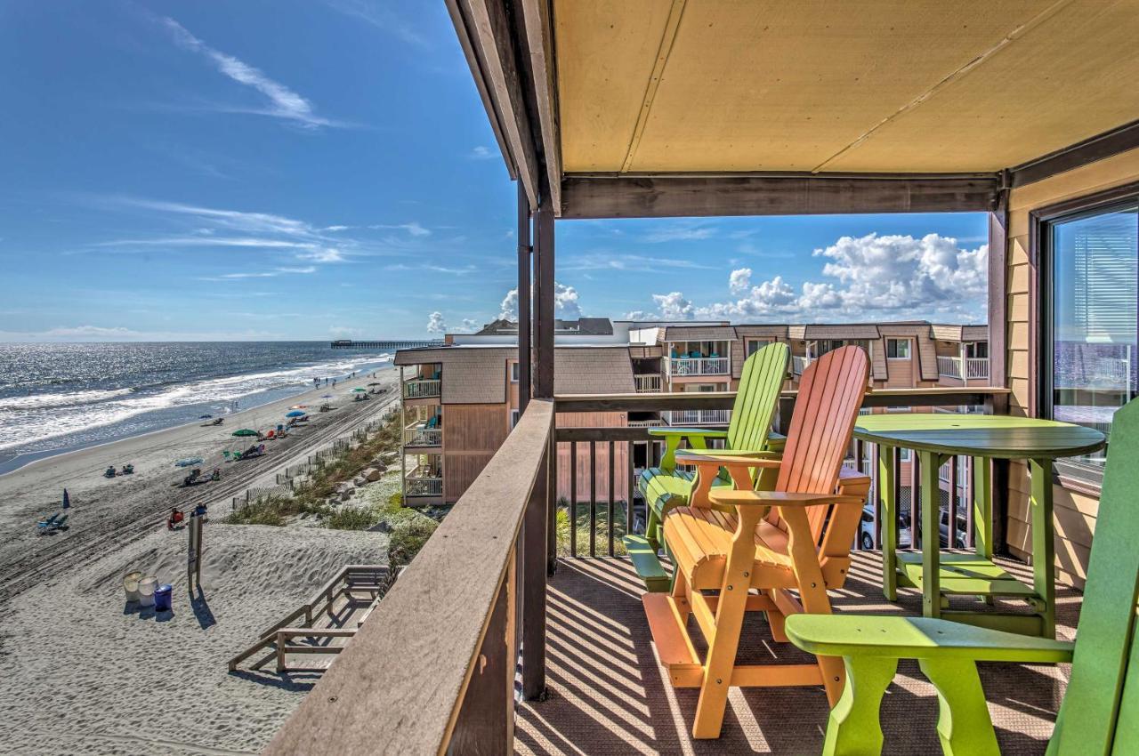 Beach Lovers Haven Oceanfront Condo With Pool! Myrtle Beach Exterior photo